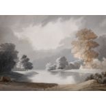19th Century English School. A Lake Scene, Watercolour, 8.25” x 11.75” (21 x 30cm). Provenance: