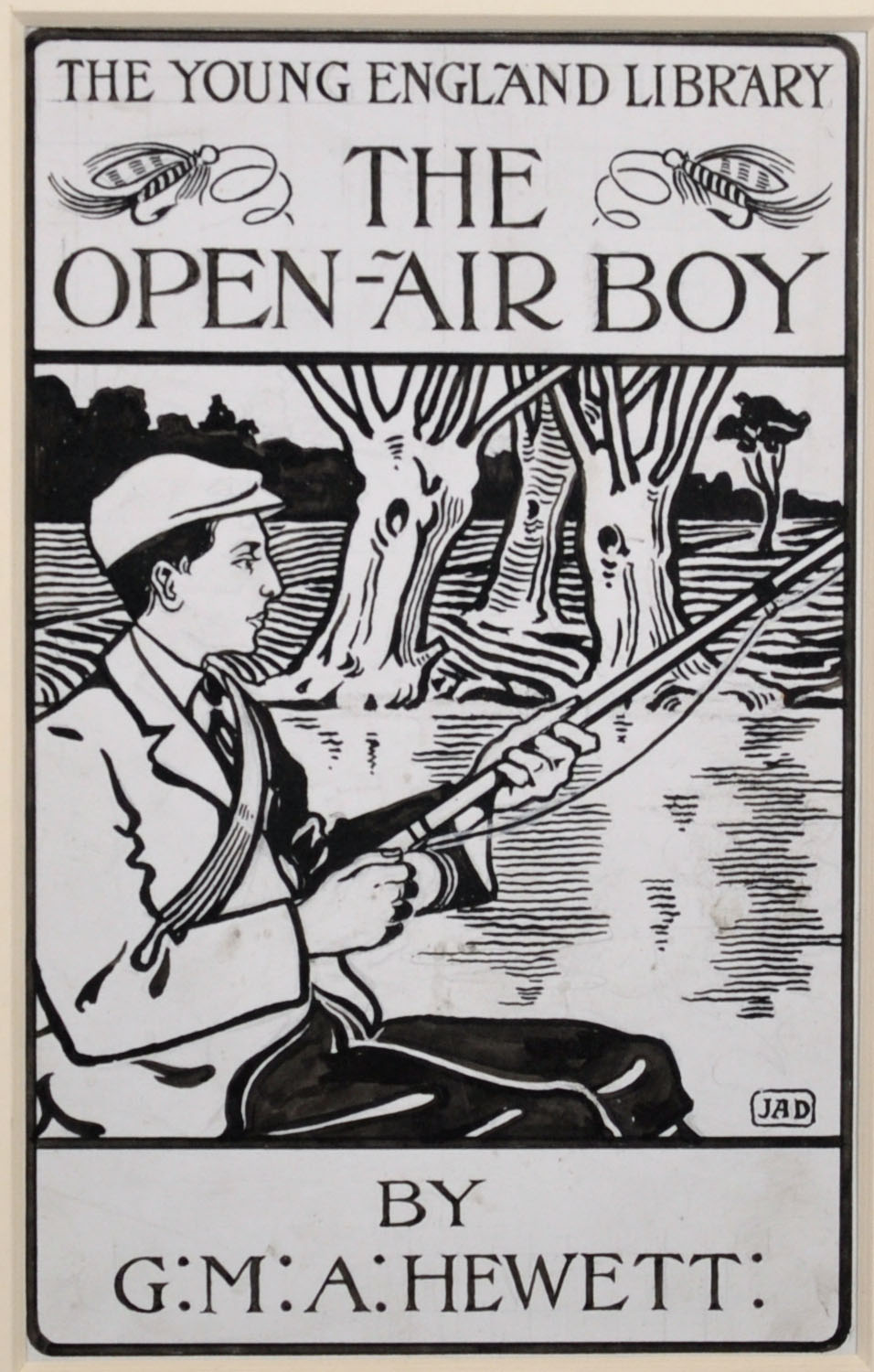 James Allan Duncan (act.1894-1907) British. “The Open-Air Boy”, Pen and Ink, Signed with Initials,