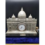 Architectural mantle time piece working order very rare.
