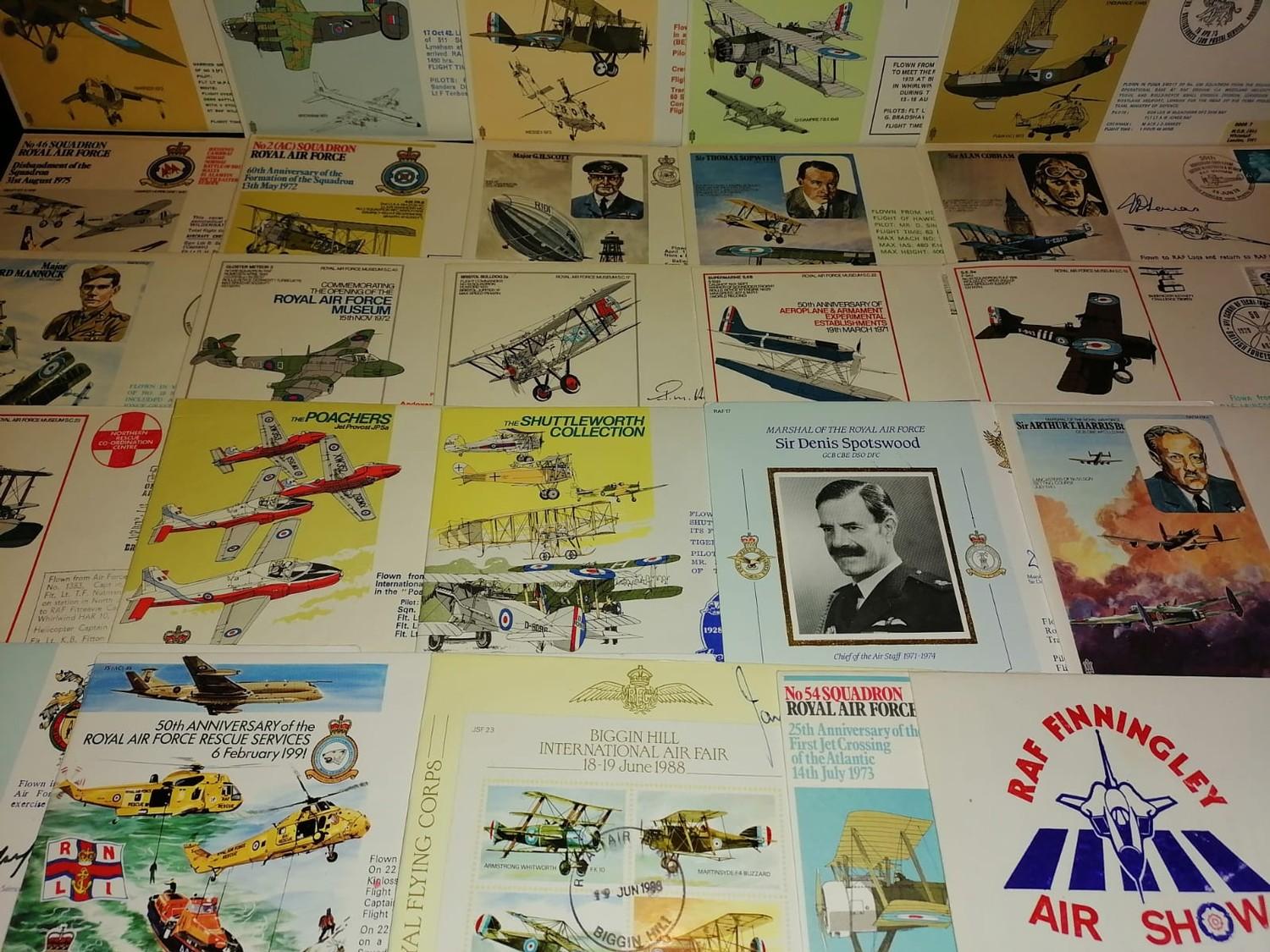 Lot of 25 royal airforce plane first day covers.