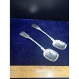 2 scottish silver provincial spoons Aberdeen etc.