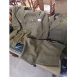 2 military gentleman s jackets with trousers.