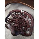 Blackstone cast iron tractor seat.