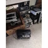 Large lot of projectors etc.