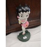 Cast iron Betty boop door stopper.