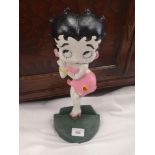 Cast iron Betty boop door stopper.