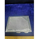 Heavy silver Hall marked birmingham card case makers John Henry Wynn dated 1922 to 1924.