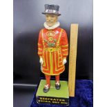 Large Beef Eater Extra Dry Gin Advertising Figure. Over 12" high