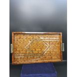 Antique arts and crafts art deco tray.