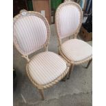 Pair of French style chair.