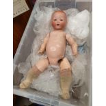 Large German armand marceille doll needs attention doll no351 / 8k rare open and closes eyes with