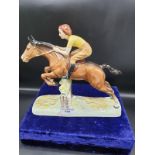 Large Beswick horse jumping figure. As found.