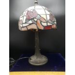 Tiffany style table lamp..