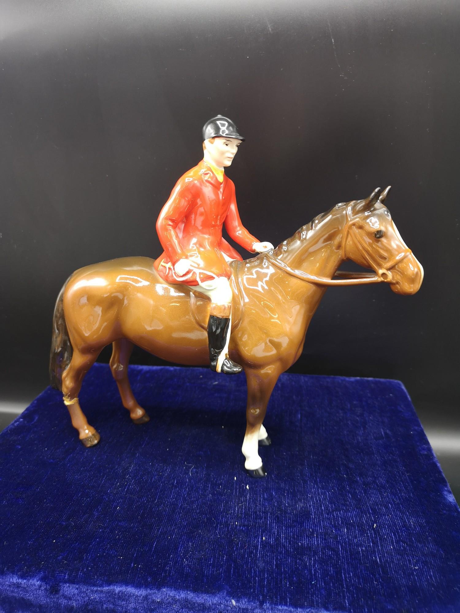 Beswick huntsman as found.