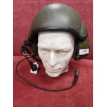 British military combat vehicle hat with electrical.