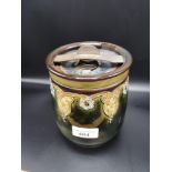 Royal doulton lambeth ware tobacco jar.