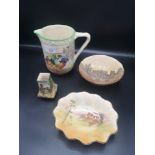 Selection of Royal doulton dickens ware s includes jug.