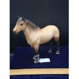 Beswick Highland dun light collectors edition horse.