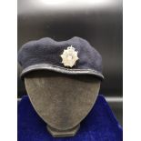Military berret hat with Corp badge.