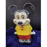 Vintage Ilco 1960s Musical Mickey Mouse Toy. 17cms Tall.