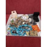 Box of costume Jewellery.