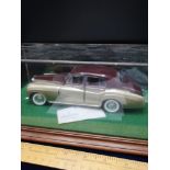 Franklin 1955 Bentley top quality model in glass display case.