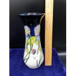 Large Moorcroft Vase 20cm tall Floral Pattern