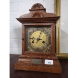 Victorian 2 hole dome topped mantle clock.