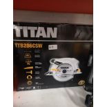 Boxed titan Circular saw boxed .