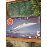 Boxed Airfix concorde set.