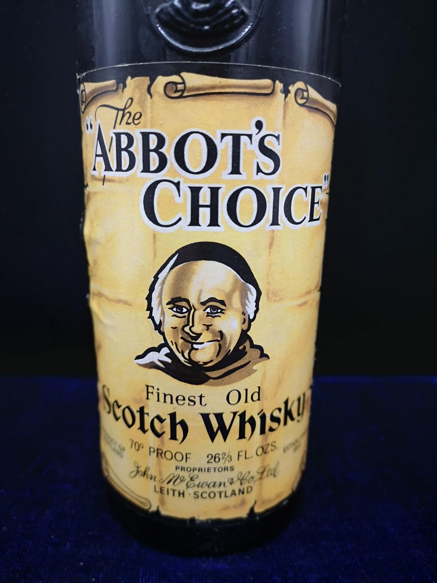 The abbot's choice finest old scotch whisky 70% proof, 26 2/3 fl ozs. Full and sealed. - Image 3 of 3