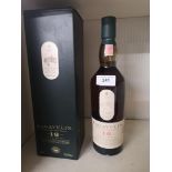 Lagavulin 16 year old islay malt whisky full and sealed with box.