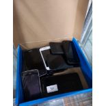 Box of mobile phones.