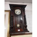 Victorian wall clock.