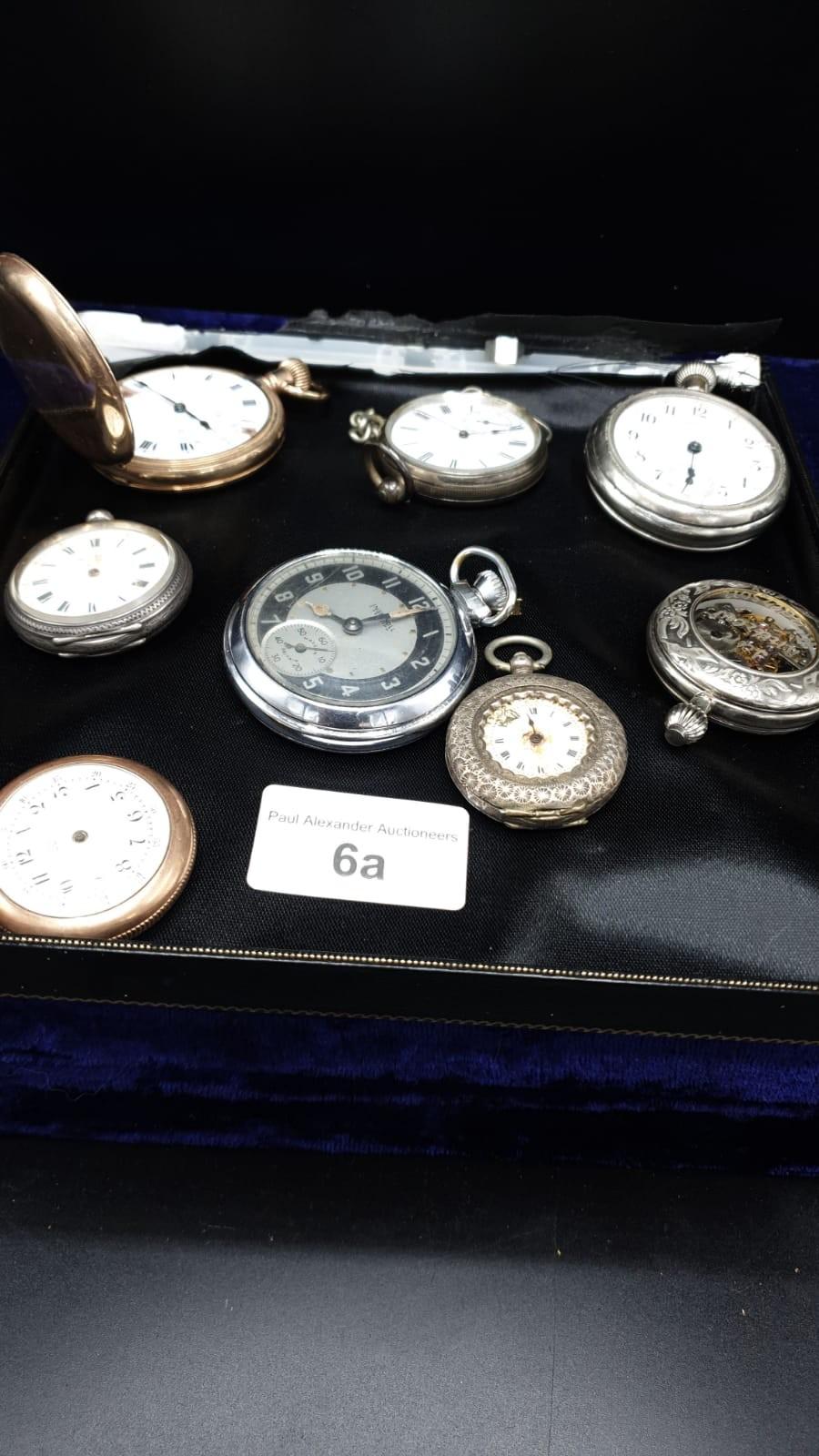 Selection Of Pocket Watches To include Silver And Gold Plated ect.