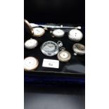 Selection Of Pocket Watches To include Silver And Gold Plated ect.