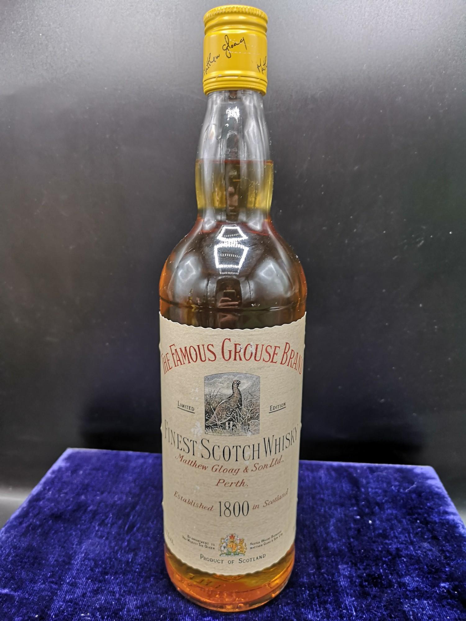 70cl Matthew gloag and sons limited Perth the famous grouse bray whisky full and sealed