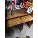 Retro 1960s teak table nest of tables in really good condition.