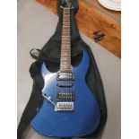 Cruiser electric guitar with bag.