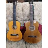 Santana guitar together with hokada acoustic guitar.