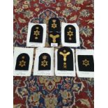 Selection Of Military Gold Wire Patches