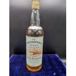 Bottle of The tyronconell pure pot still Irish whisky full and sealed.