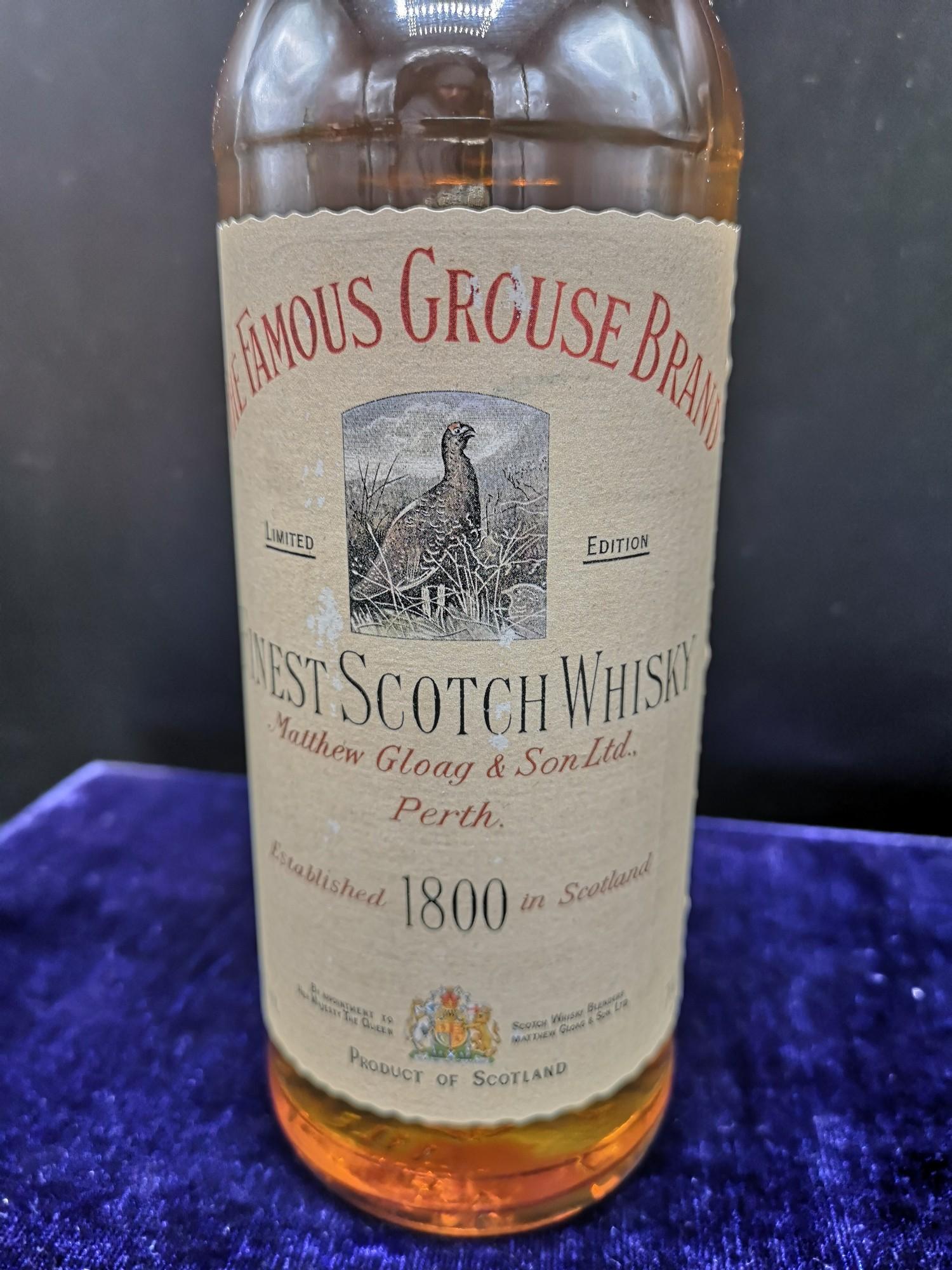 70cl Matthew gloag and sons limited Perth the famous grouse bray whisky full and sealed - Image 3 of 3