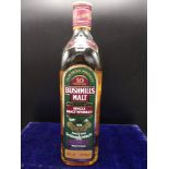 Bottle of Bushmills malt 10 year old Irish whisky. 700mls full and sealed.