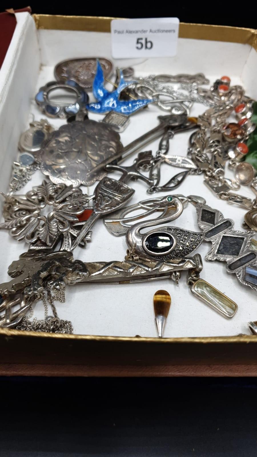 Large Selection Of Silver Jewellery Etc to Include Scottish Celtic Jewellery - Image 2 of 3