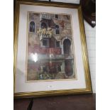 Large Venice scene print.