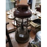 Vintage storm oil lamp..