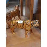 Large Beswick tiger figure.