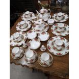 Large Royal Albert Old Country roses tea set with tea pot cake plate etc.