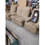 Parker knoll 3 piece button suite.